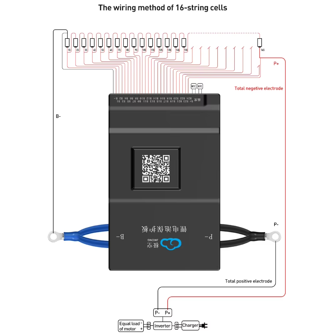 JK BMS Active Balance 150A 1A  - огляд і ціна Smart Bms 72V 20S 150A Bluetooth