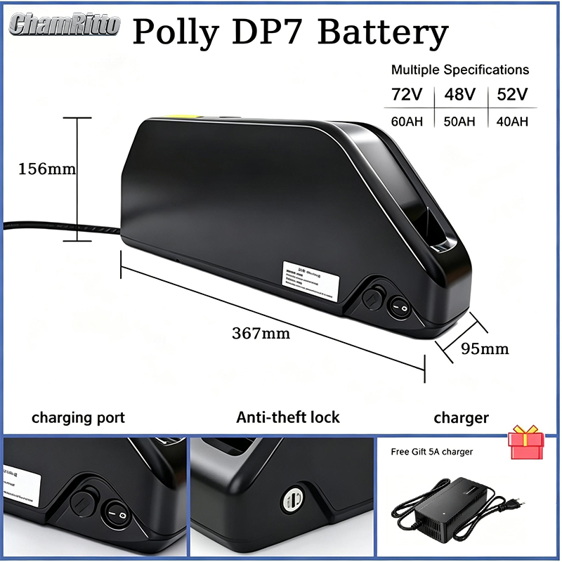 Electric bike Batterie 36v 48v - огляд і ціна Ebike Conversion Kit 72V 3000W