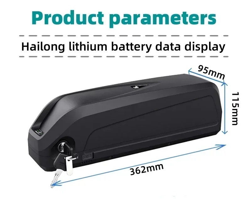 Multi-Size Ebike Battery Hailo - огляд і ціна Ebike Battery 48V 20Ah Hailong