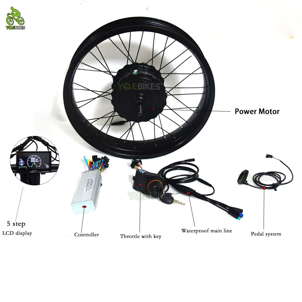 20inch 4.0 ebike Accessories D - огляд і ціна Fat Tire Ebike Conversion Kit 2000W