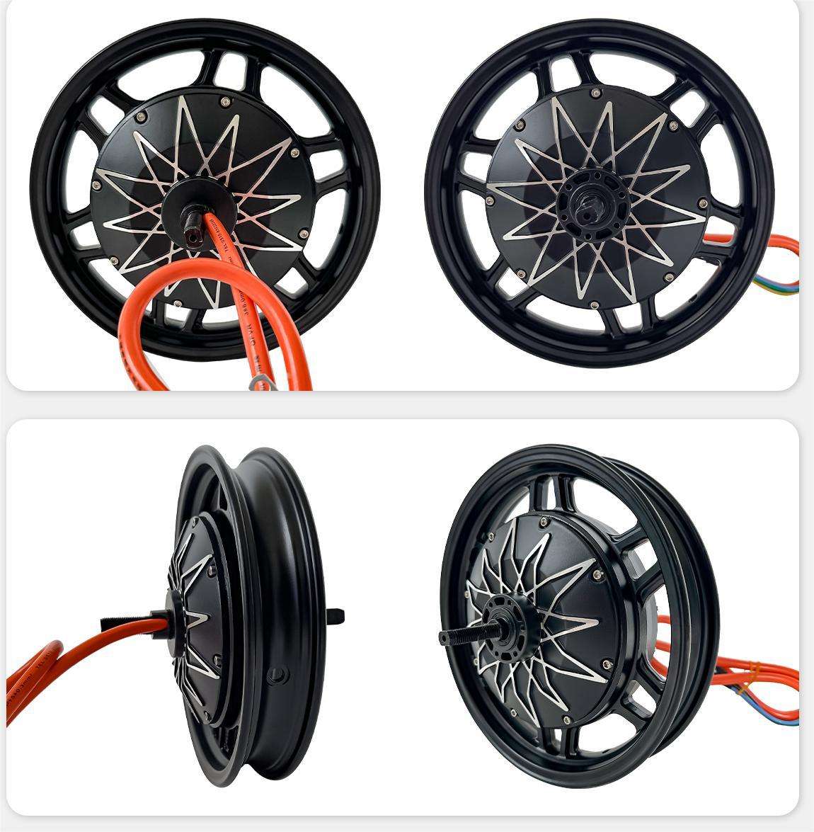 High Speed 14 Inch BLDC Motor  - огляд і ціна 72V 5000W Hub Motor Kit