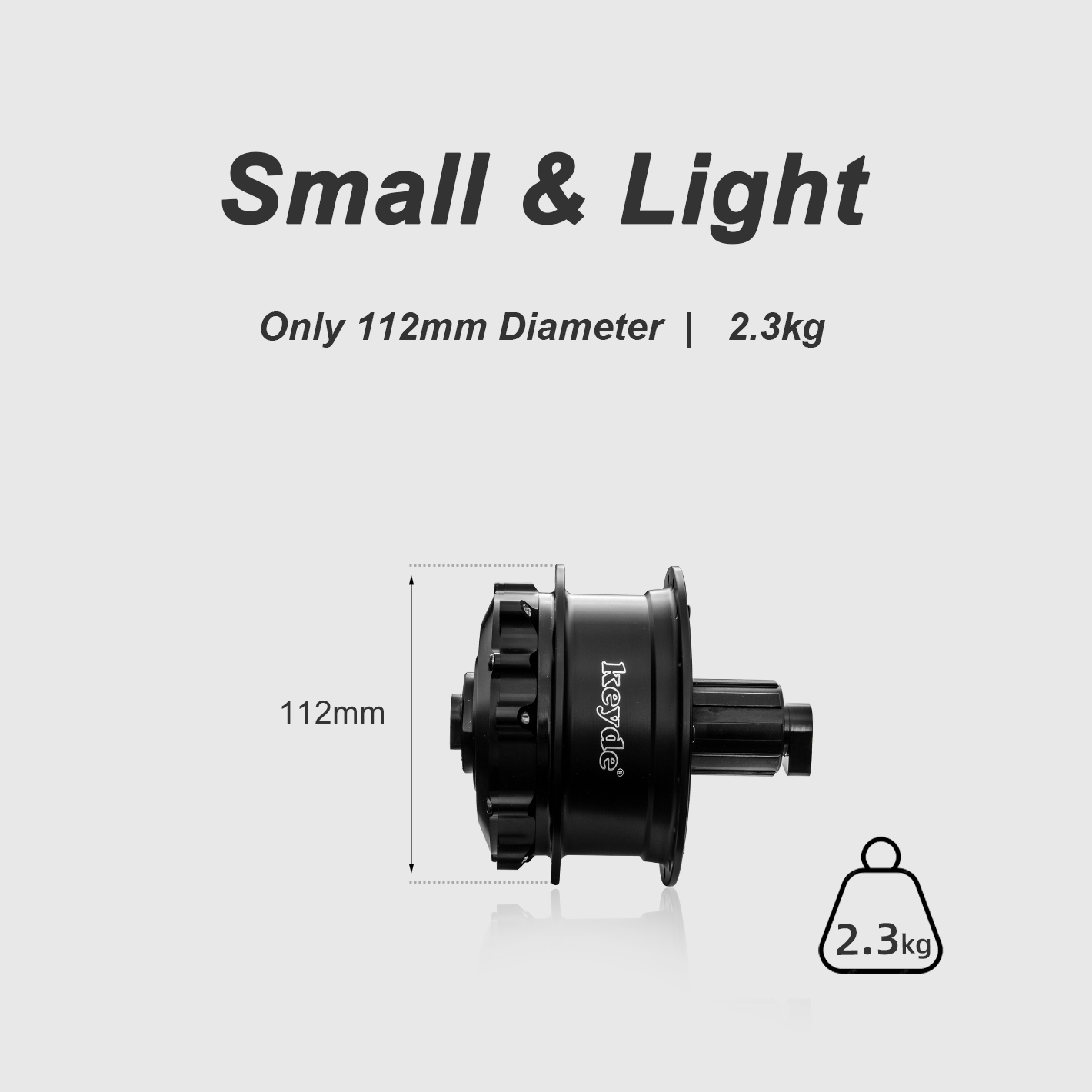 Keyde Thru Axle Motor Rear Hub - огляд і ціна 72V 5000W Hub Motor Kit