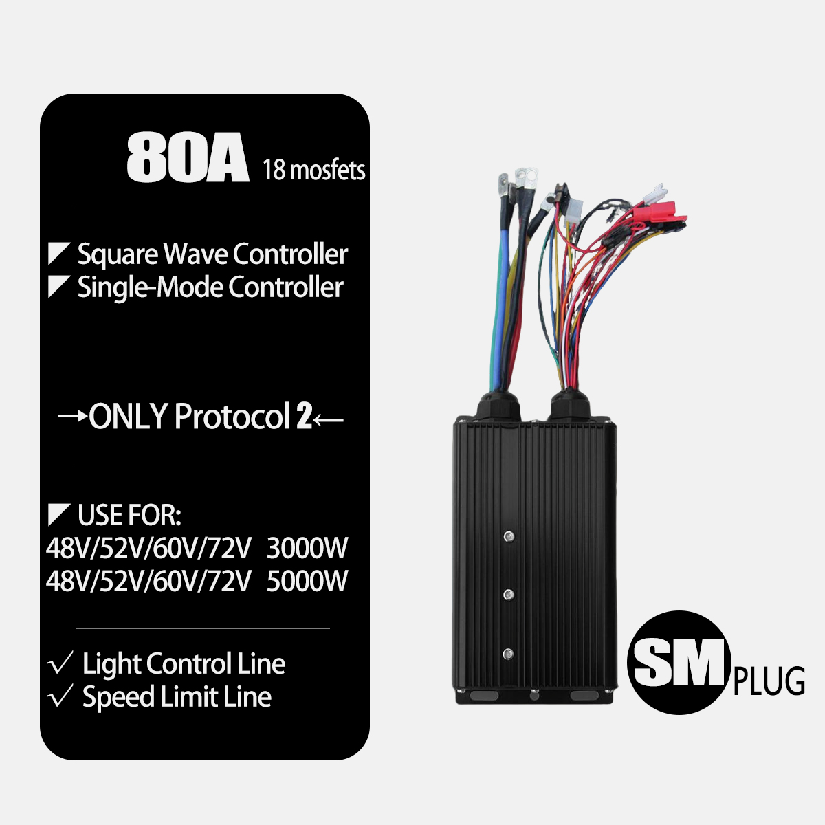 72V 3000W E Bike Conversion Ki - огляд і ціна Ebike Conversion Kit 72V 3000W